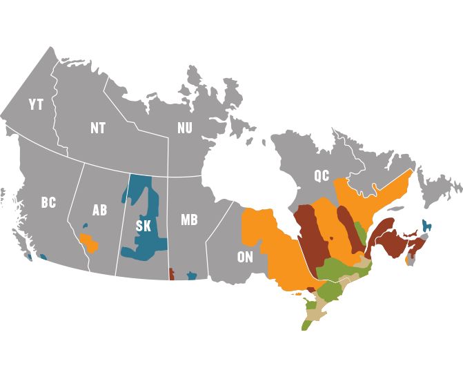 Cleaner's Supply Canada Shipping Days Map