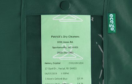 Snap Closure Invoice Pocket 2-in-1 Garment Bag