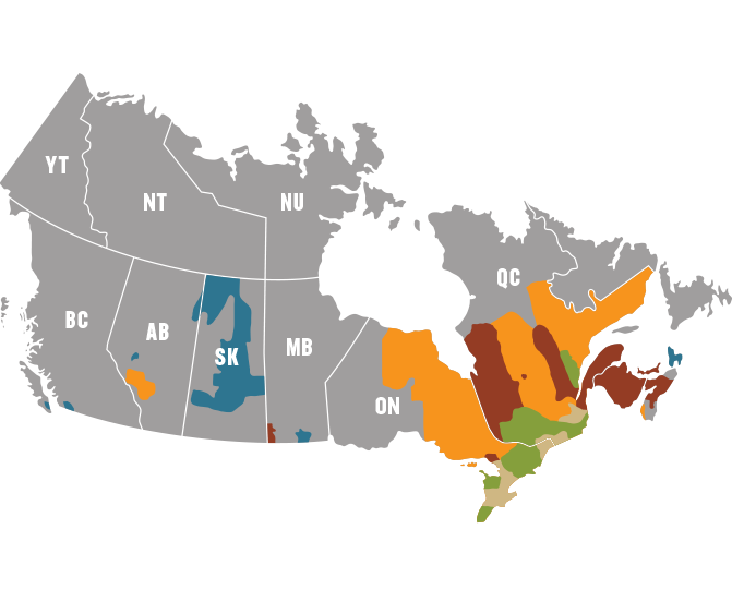 Cleaner's Supply Canada Shipping Days Map