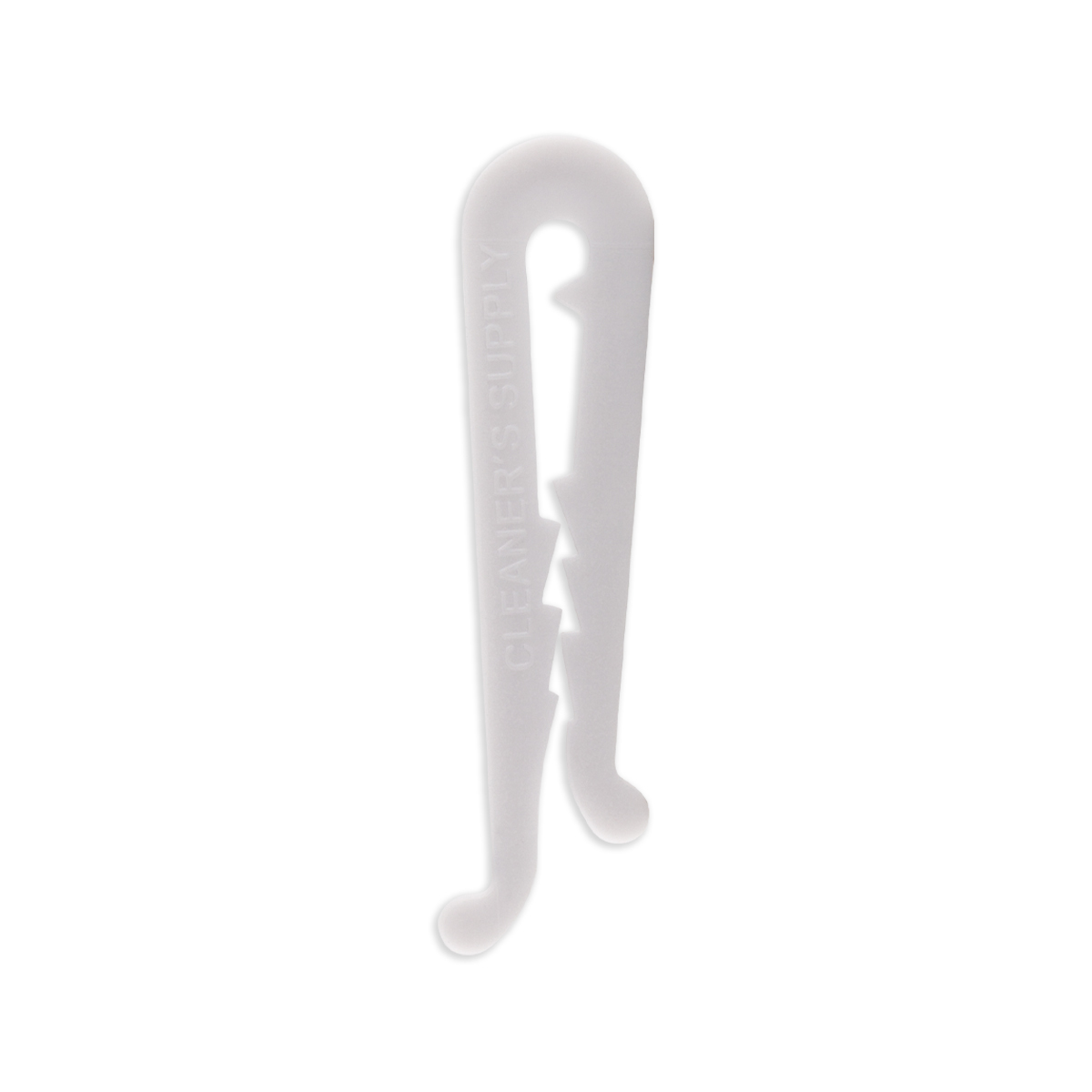200 White Plastic Swivel Loop Clips Mini-Clips Merchandise Signs Impluse  Sales