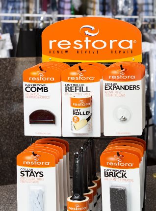 Cleaner's Supply restora Counter Products Display Rack