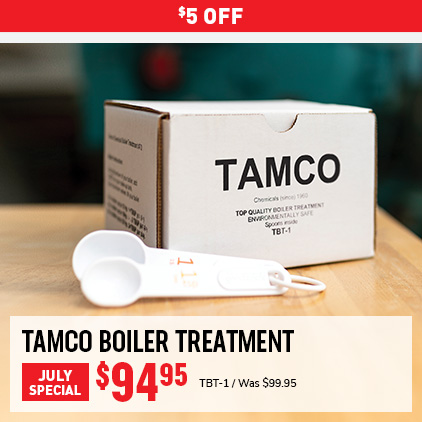 $5 Off Tamco Boiler Treatment $94.95 / TBT-1 / Was $99.95.