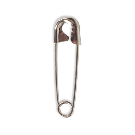 Open Steel Safety Pins - #1 - 1 1/16 - 1,440/Box